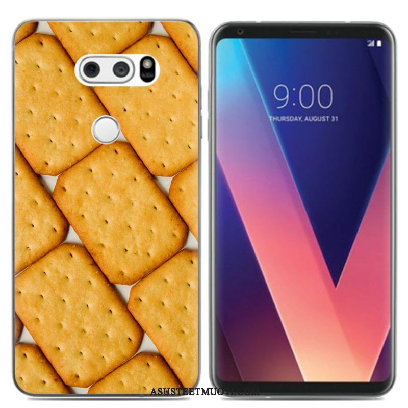 Lg V30 Kuori Kuoret Trendi Sarjakuva Maalaus Luova