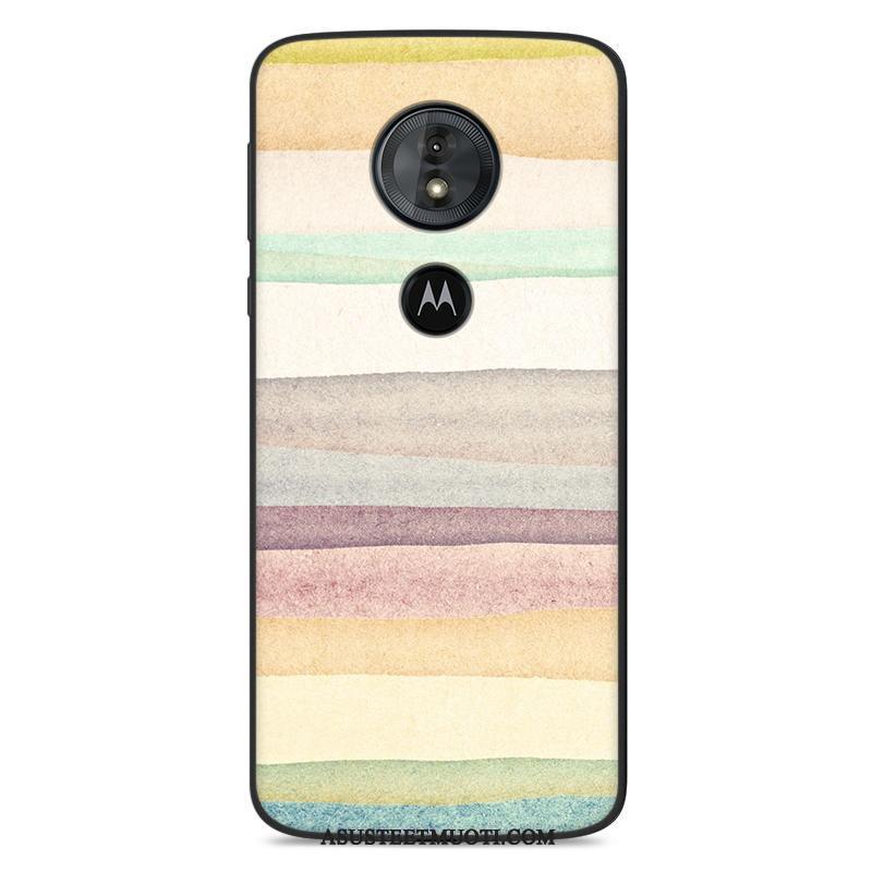 Moto E5 Kuoret Kuori Suojaus Jauhe Kotelo Sarjakuva