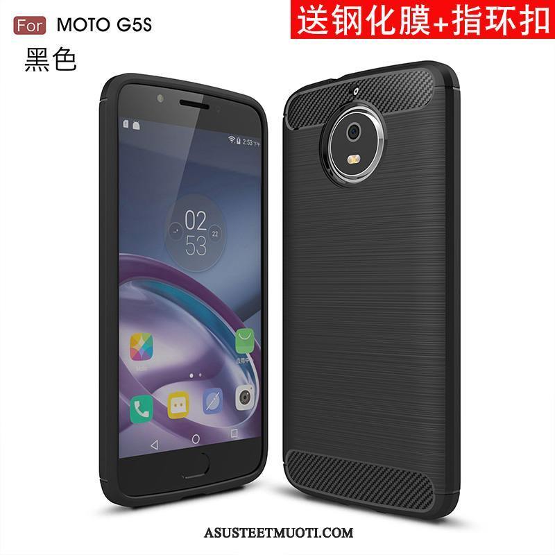 Moto G5s Kuoret Silikoni Punainen Murtumaton 说 Puhelimen