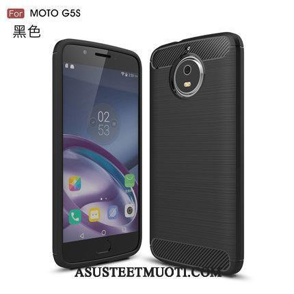 Moto G5s Kuori Kuoret Kotelo Punainen Johdin Murtumaton