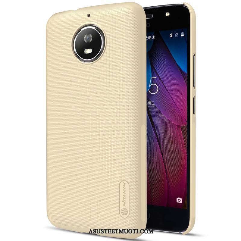 Moto G5s Kuori Kuoret Pesty Suede Suojaus Murtumaton Kotelo Musta