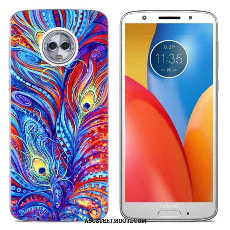 Moto G6 Kuoret Valkoinen 说 Silikonikuori Kotelo Luova