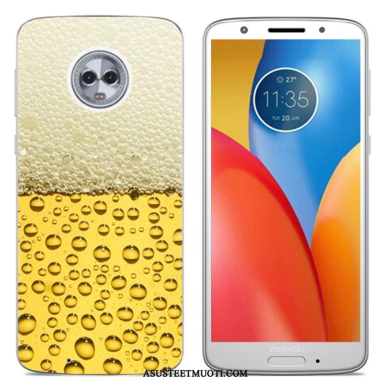 Moto G6 Kuoret Valkoinen 说 Silikonikuori Kotelo Luova