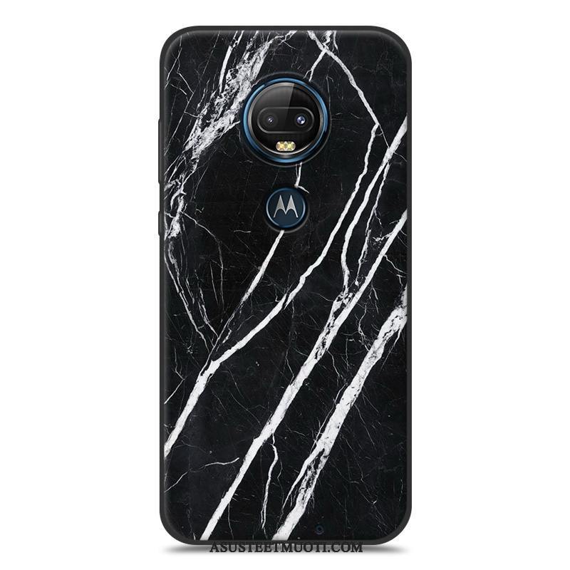 Moto G7 Kuoret Kuori Puhelimen Pehmeä Neste Silikoni Harmaa