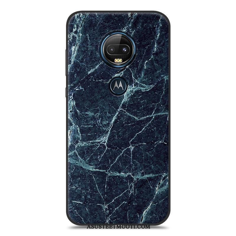 Moto G7 Kuoret Kuori Puhelimen Pehmeä Neste Silikoni Harmaa