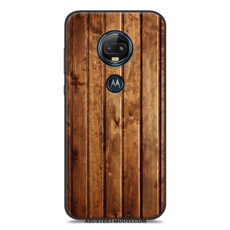 Moto G7 Kuoret Kuori Puhelimen Pehmeä Neste Silikoni Harmaa