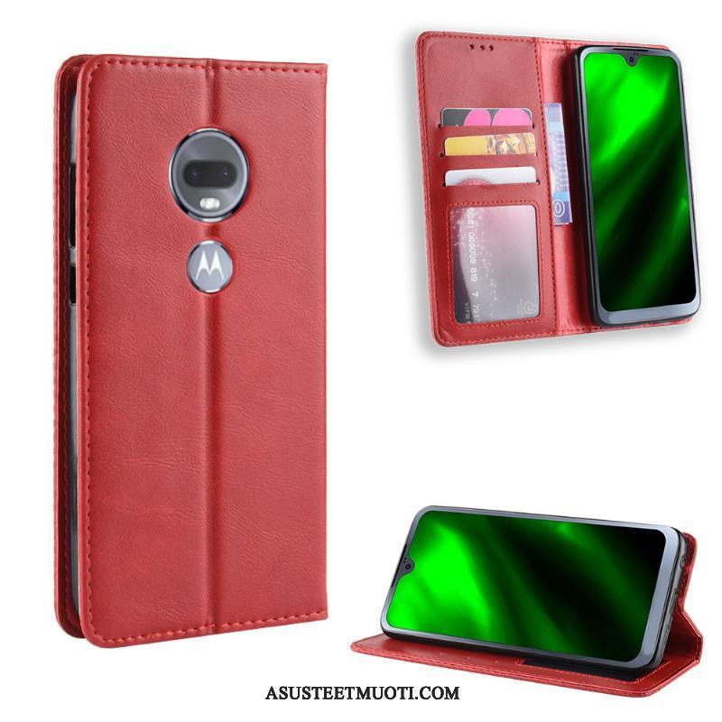 Moto G7 Kuoret Vuosikerta Kortti Murtumaton All Inclusive Kuori