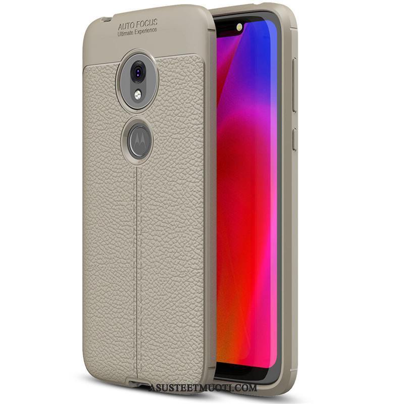 Moto G7 Play Kuoret Suojaus Kuori Kukkakuvio Silikoni Kotelo