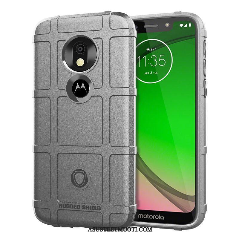 Moto G7 Play Kuori Kuoret Murtumaton Harmaa Suojaus Puhelimen