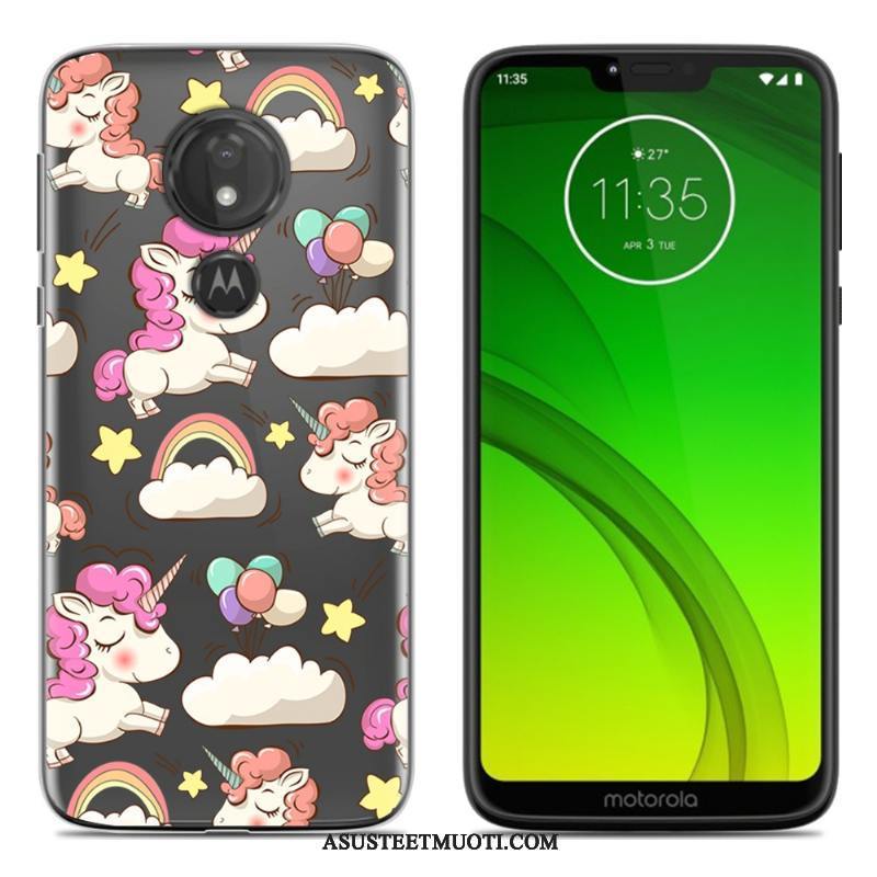 Moto G7 Power Kuoret All Inclusive Uusi Kuori Maalaus Musta