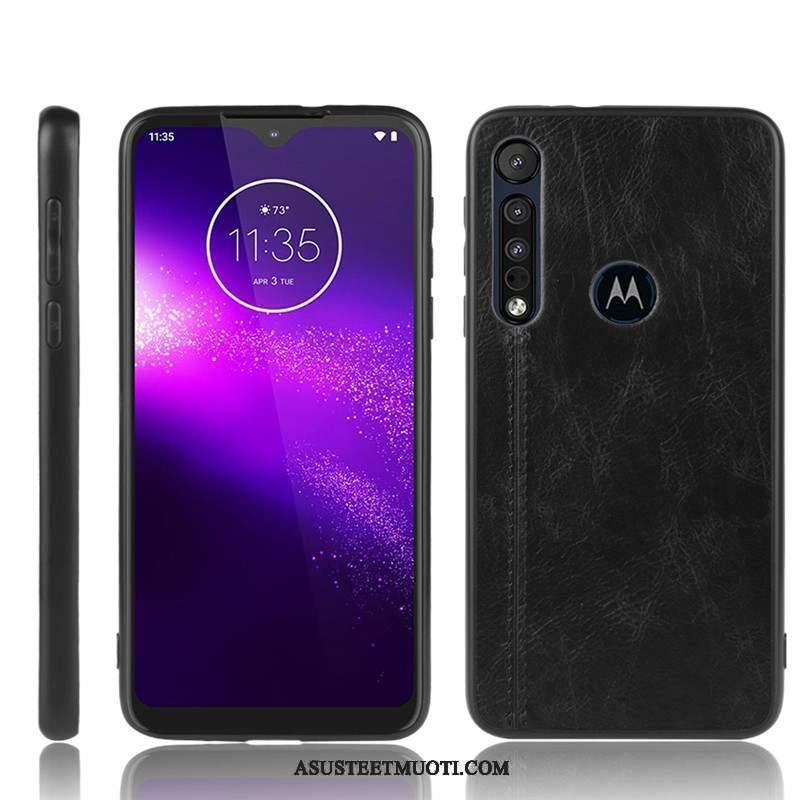 Moto G8 Plus Kuoret Puhelimen Punainen Suojaus Kevyt Kotelo