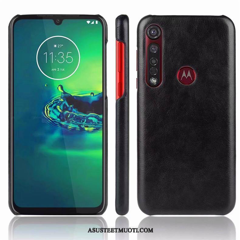 Moto G8 Plus Kuori Kuoret Puhelimen Yksinkertainen Murtumaton Sininen