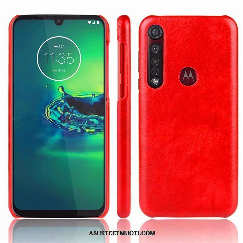 Moto G8 Plus Kuori Kuoret Puhelimen Yksinkertainen Murtumaton Sininen