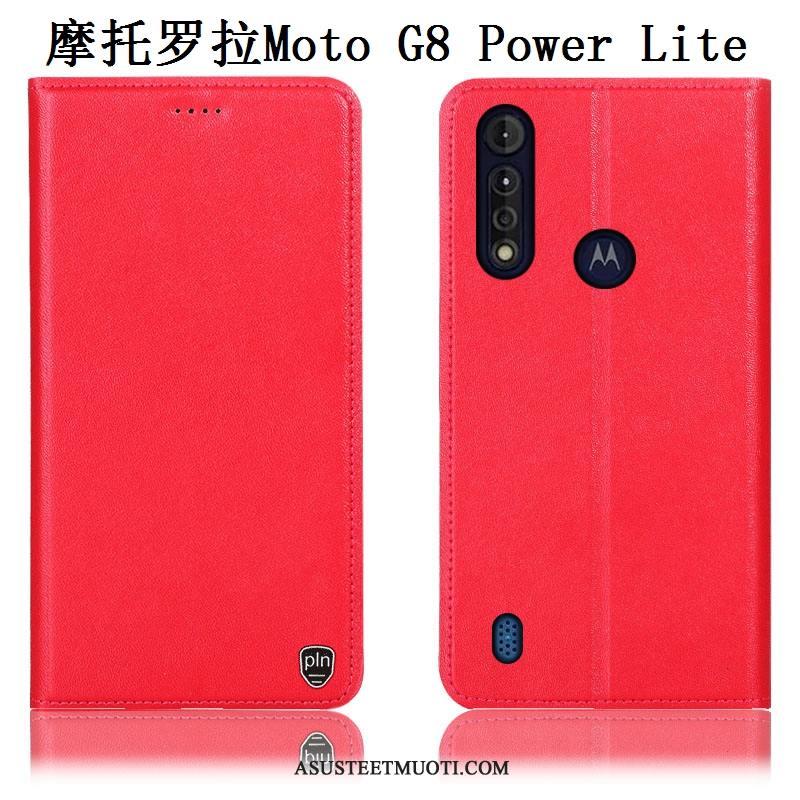 Moto G8 Power Lite Kuoret Kuori Murtumaton Suojaus Keltainen Kotelo