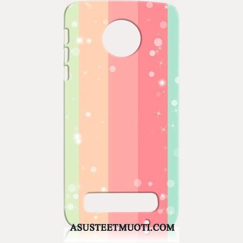 Moto X4 Kuoret Kuori Raita Geometria Pleedi Trendi
