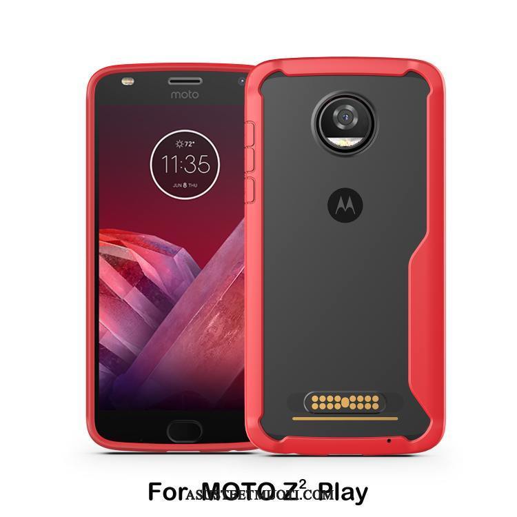 Moto Z2 Play Kuoret Suojaus Murtumaton Puhelimen Yksinkertainen Musta