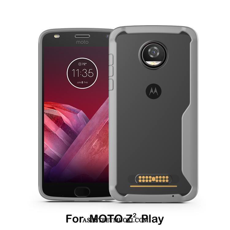 Moto Z2 Play Kuoret Suojaus Murtumaton Puhelimen Yksinkertainen Musta