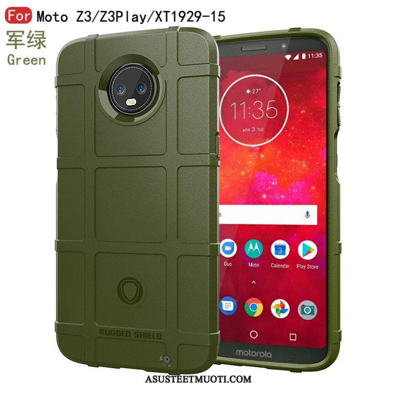 Moto Z3 Play Kuoret Kotelo Uusi Murtumaton All Inclusive Harmaa