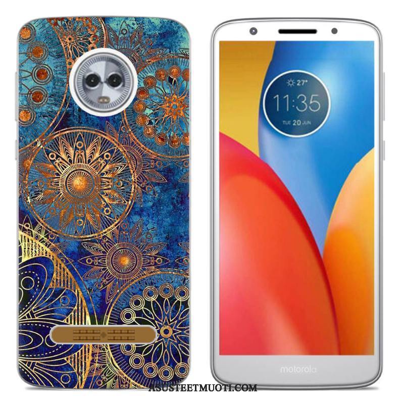 Moto Z3 Play Kuoret Silikonikuori Suojaus Luova Kotelo Monivärinen