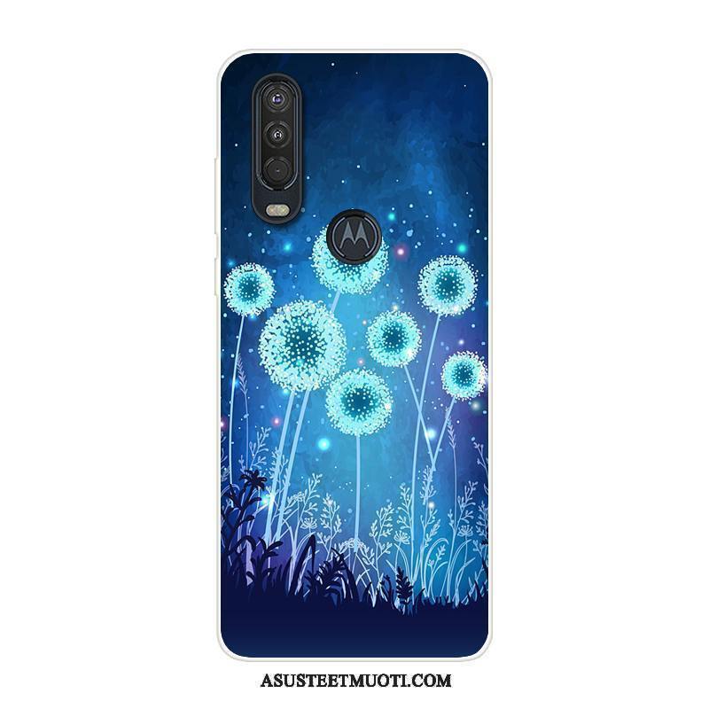 Motorola One Action Kuoret Murtumaton Luova Kotelo Sininen All Inclusive