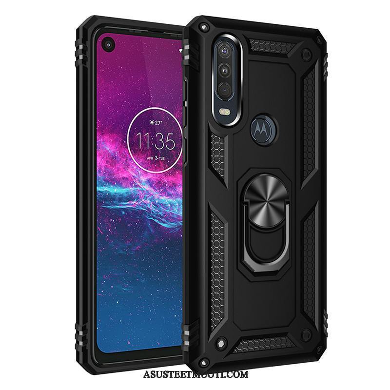 Motorola One Action Kuori Kuoret Puhelimen Tuki Rengas Jauhe