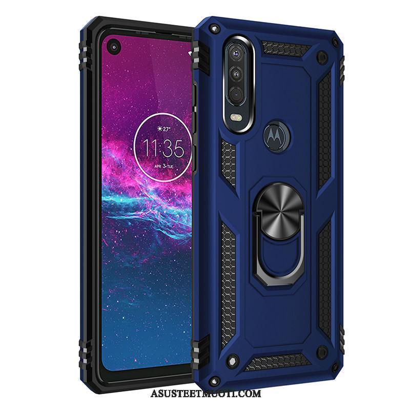 Motorola One Action Kuori Kuoret Puhelimen Tuki Rengas Jauhe