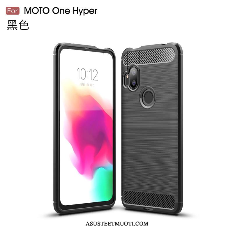 Motorola One Hyper Kuoret Kiinteä Väri Puhelimen Murtumaton Liiketoiminta Suojaus