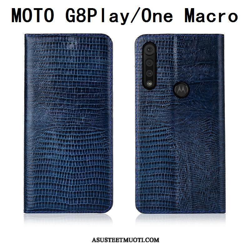 Motorola One Macro Kuori Kuoret Puhelimen Silikoni All Inclusive Nahkakotelo Suojaus