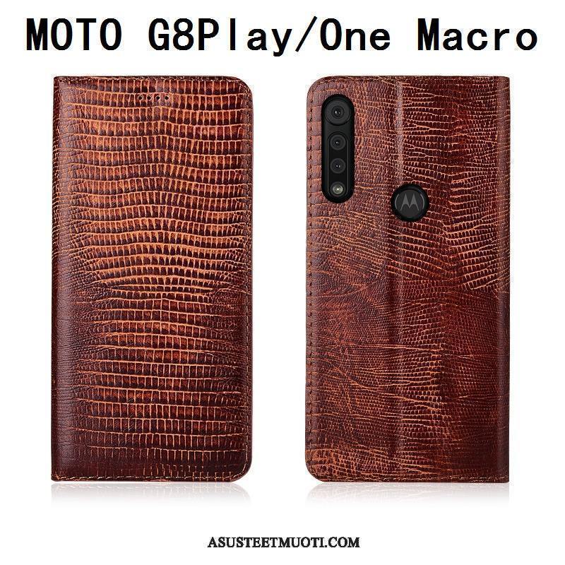 Motorola One Macro Kuori Kuoret Puhelimen Silikoni All Inclusive Nahkakotelo Suojaus