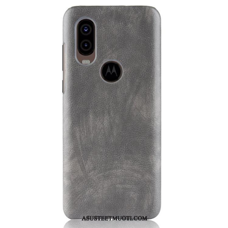 Motorola One Vision Kuoret Puhelimen Musta Persoonallisuus Kuori Murtumaton