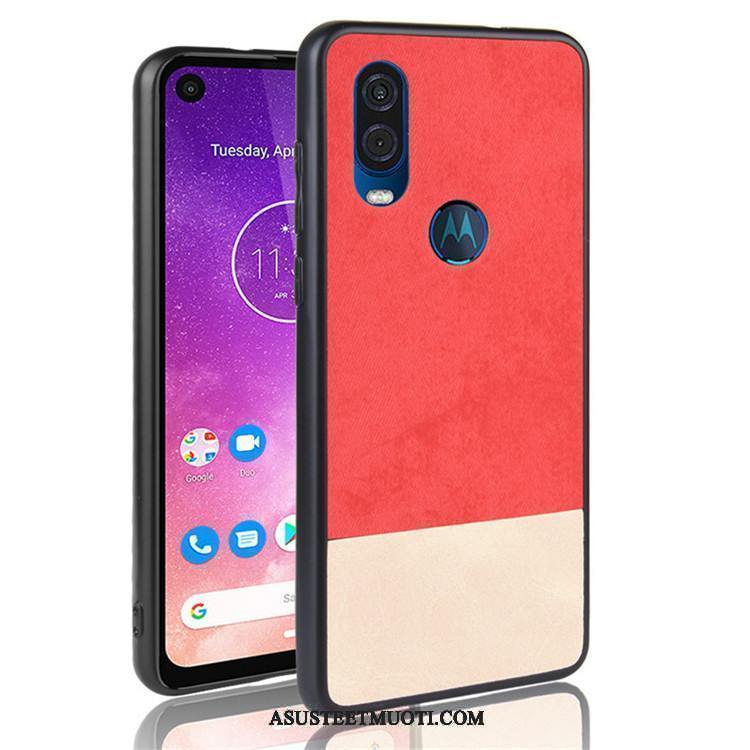 Motorola One Vision Kuori Kuoret Suojaus Kotelo Murtumaton Musta