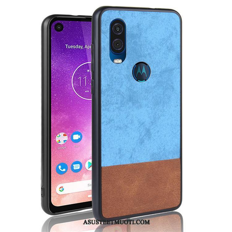 Motorola One Vision Kuori Kuoret Suojaus Kotelo Murtumaton Musta