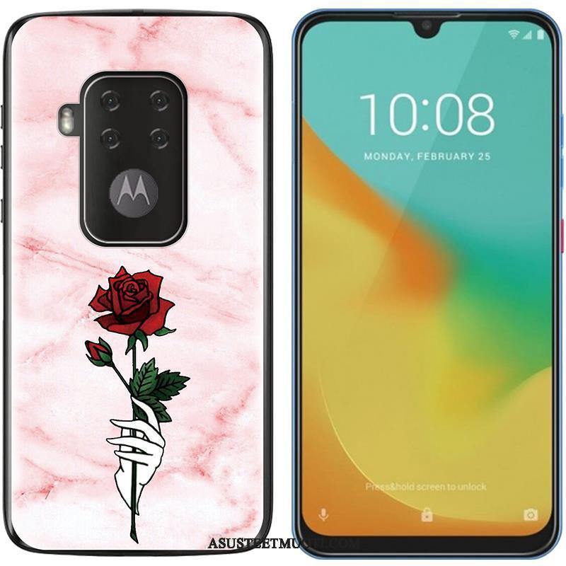 Motorola One Zoom Kuori Kuoret Kotelo Pehmeä Neste Maalaus Trendi