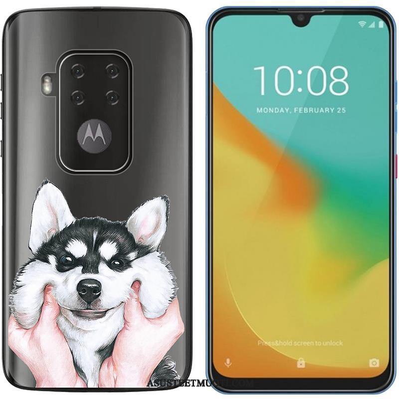 Motorola One Zoom Kuori Kuoret Kotelo Pehmeä Neste Maalaus Trendi