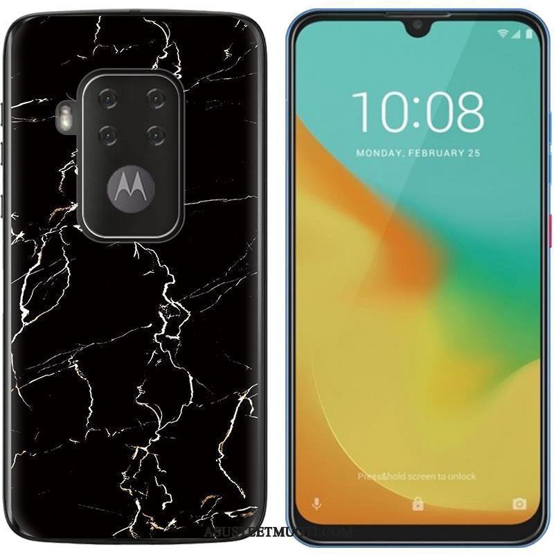 Motorola One Zoom Kuori Kuoret Kotelo Pehmeä Neste Maalaus Trendi