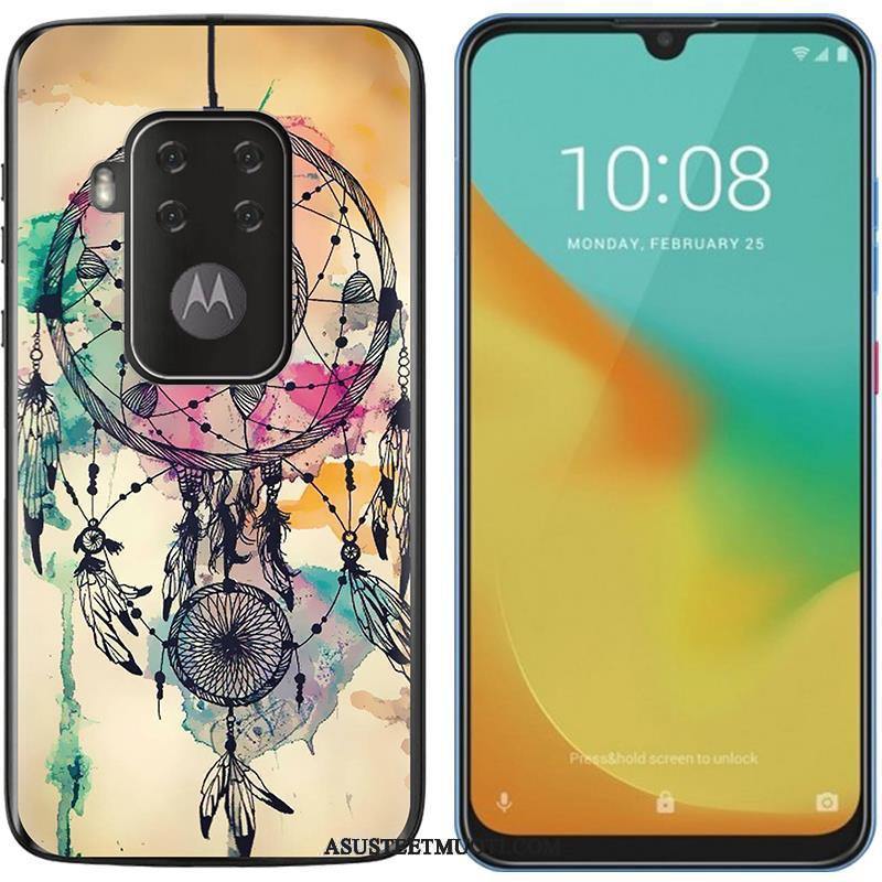 Motorola One Zoom Kuori Kuoret Kotelo Pehmeä Neste Maalaus Trendi