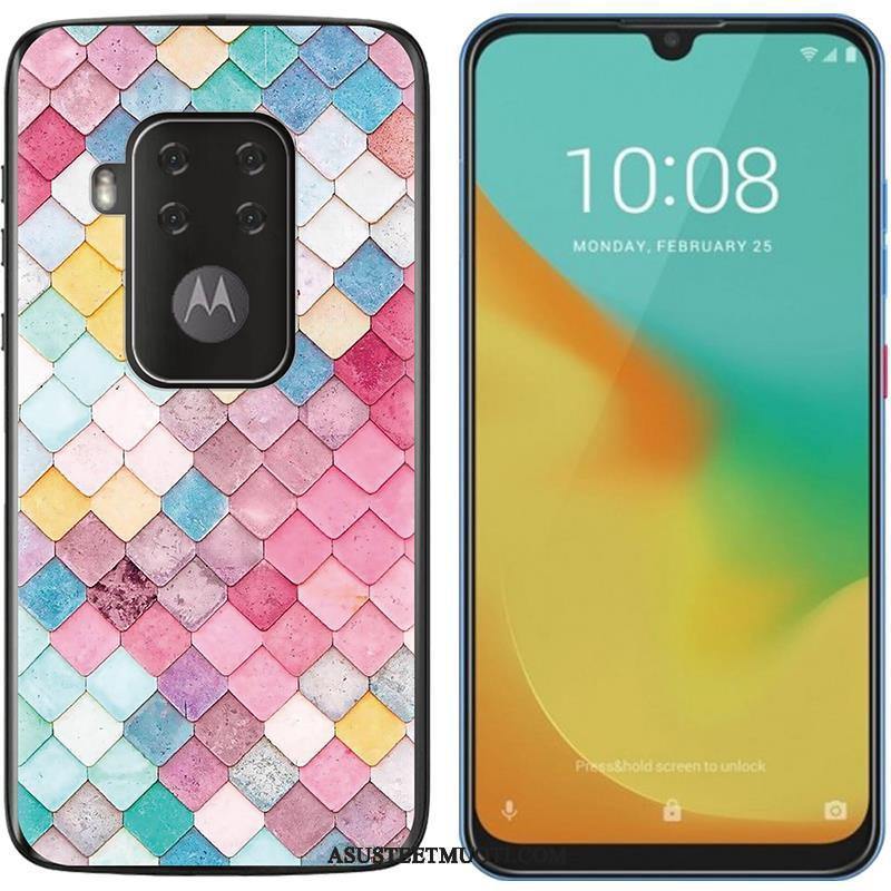 Motorola One Zoom Kuori Kuoret Kotelo Pehmeä Neste Maalaus Trendi