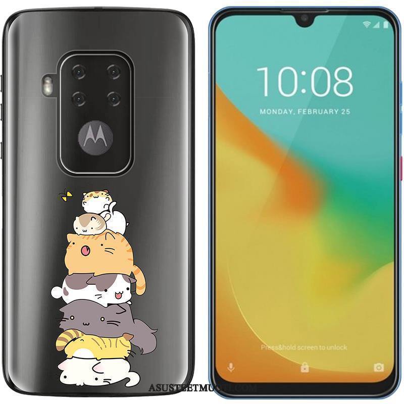 Motorola One Zoom Kuori Kuoret Kotelo Pehmeä Neste Maalaus Trendi