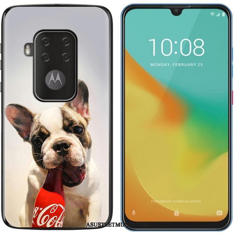 Motorola One Zoom Kuori Kuoret Kotelo Pehmeä Neste Maalaus Trendi