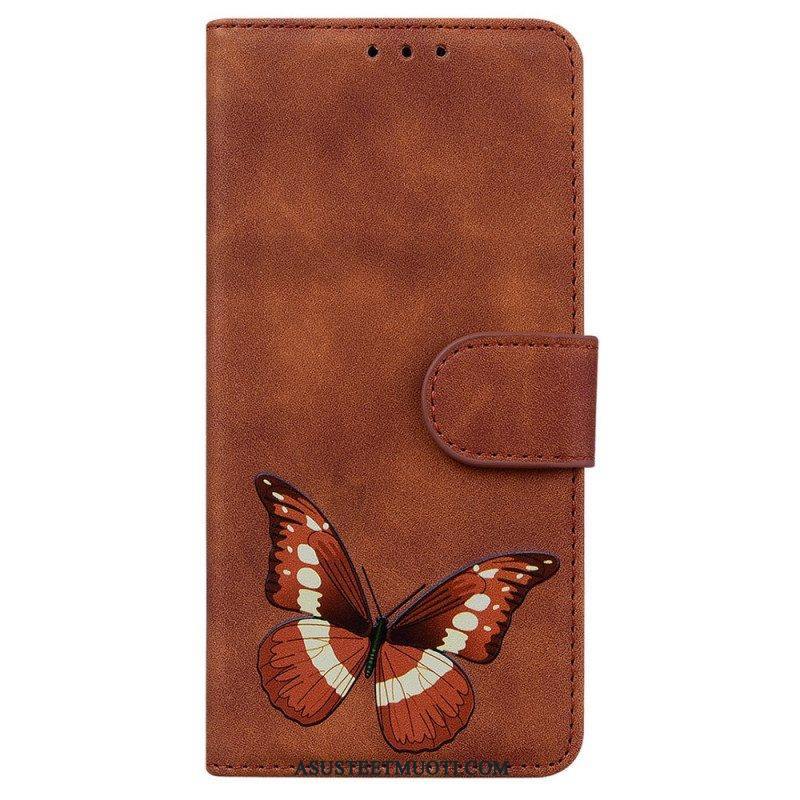 Nahkakotelo Google Pixel 6 Skin Touch Butterfly