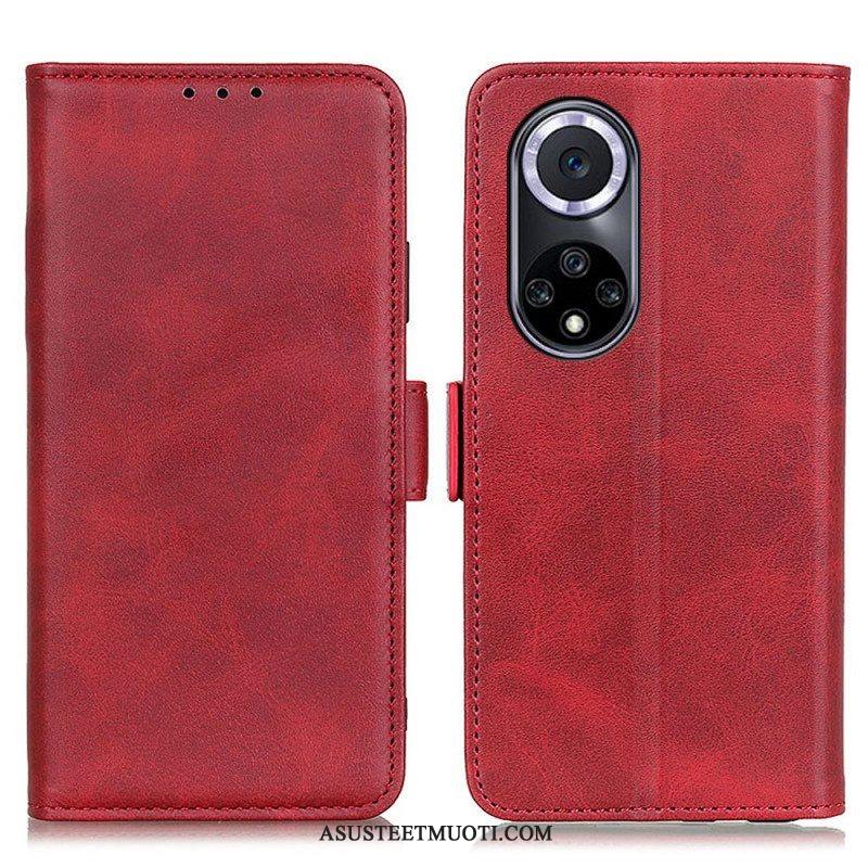 Nahkakotelo Honor 50 Kotelot Flip Huawei Nova 9 Kaksoisläppä
