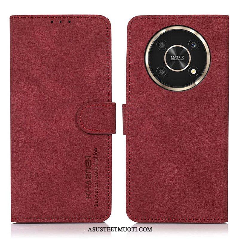Nahkakotelo Honor Magic 4 Lite 5G Khazneh Fashion Leather Effect