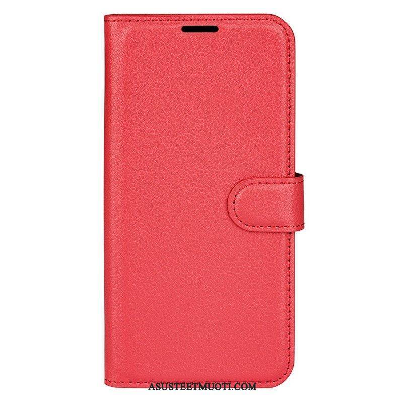 Nahkakotelo Oppo Reno 7 Klassinen Nahkatyyli