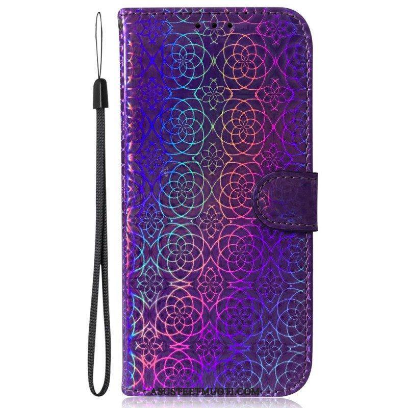 Nahkakotelo Oppo Reno 8 Pro Disco-tyylinen