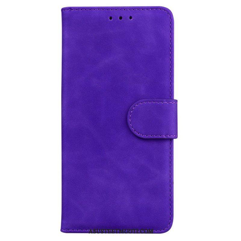 Nahkakotelo Poco M4 Pro 5G Solid Color -sarja