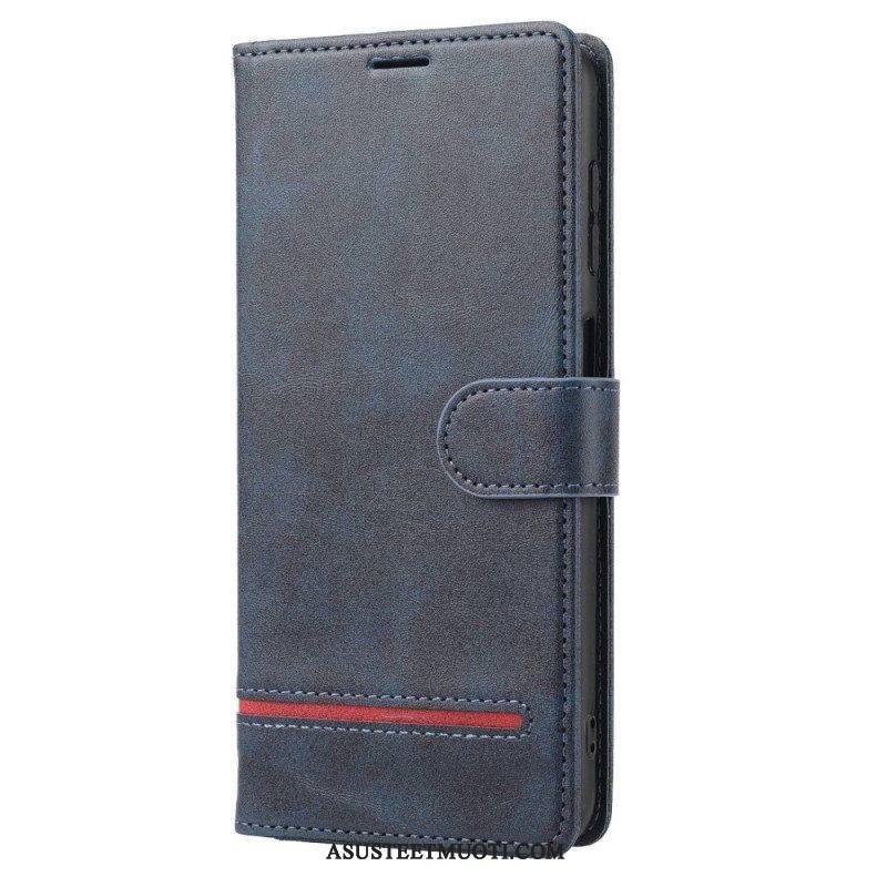 Nahkakotelo Poco X4 Pro 5G Line Leather Effect