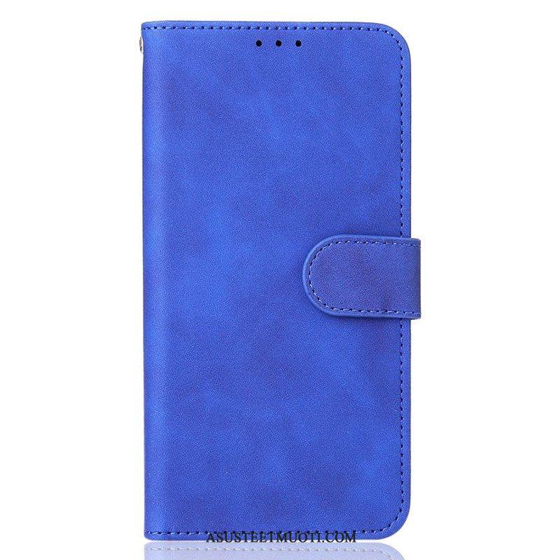 Nahkakotelo Samsung Galaxy M32 Iho-tuntuma