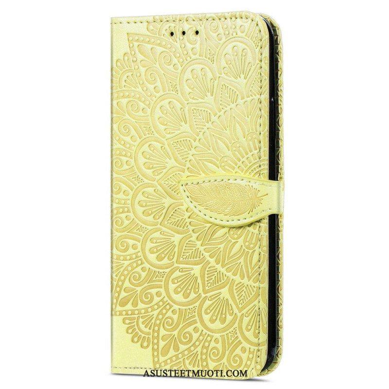 Nahkakotelo Samsung Galaxy S22 Ultra 5G Heimojen Lehdet