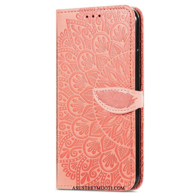 Nahkakotelo Samsung Galaxy S22 Ultra 5G Heimojen Lehdet