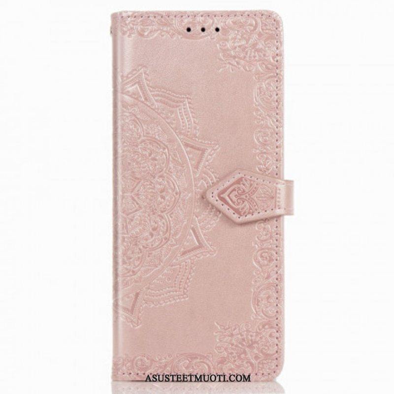 Nahkakotelo Samsung Galaxy Z Fold 3 5G Mandala Keskiaika